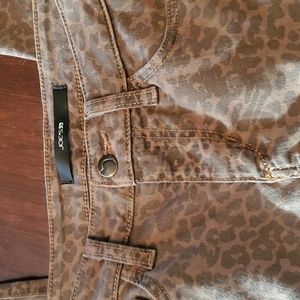 Joe's leopard jeans 27